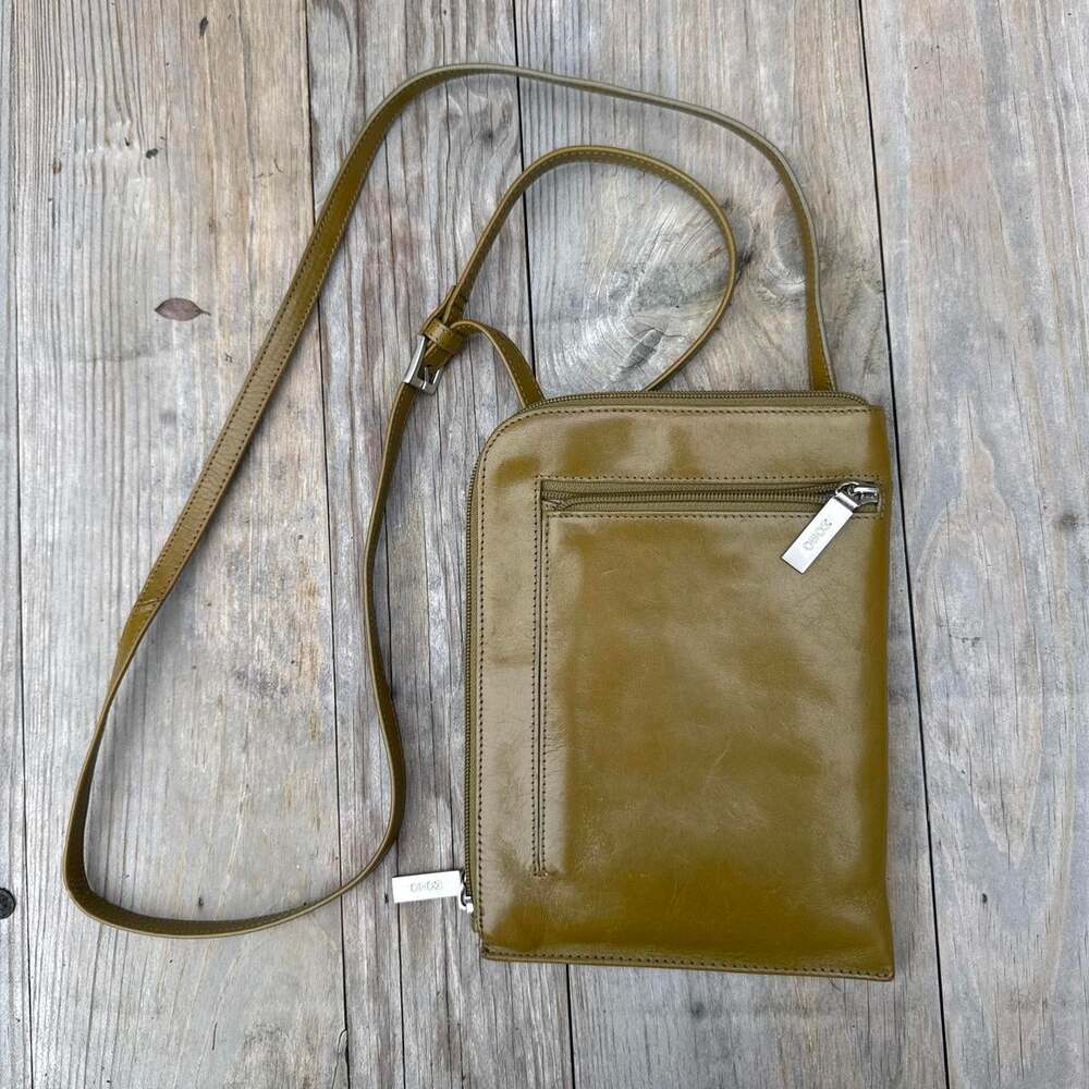 Fellini Olive Green Minimalist Crossbody D 529